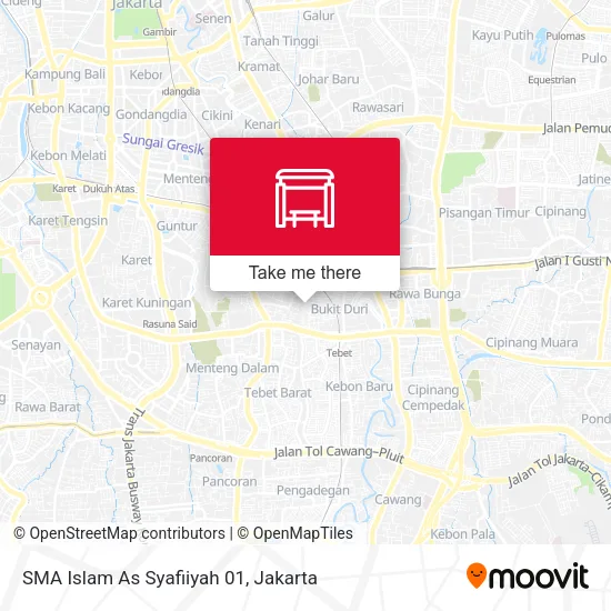 SMA Islam As Syafiiyah 01 map