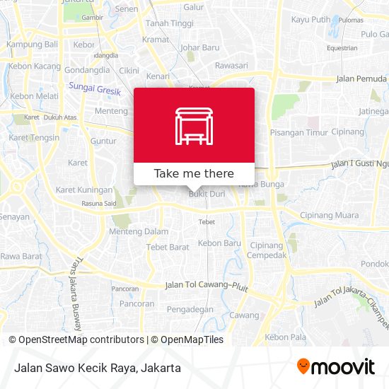 Jalan Sawo Kecik Raya map