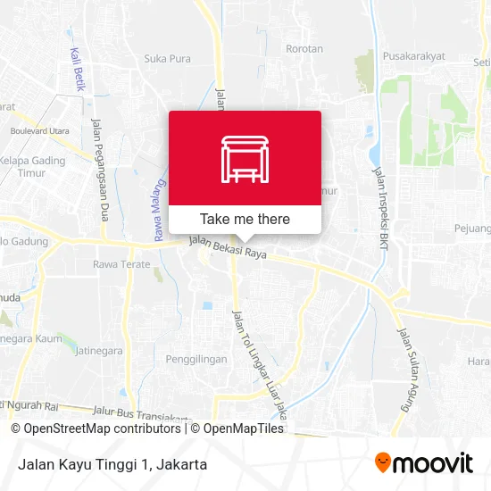 Jalan Kayu Tinggi 1 map