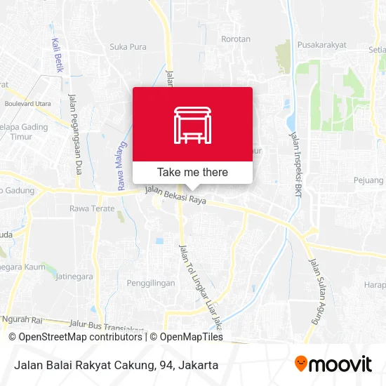 Jalan Balai Rakyat Cakung, 94 map