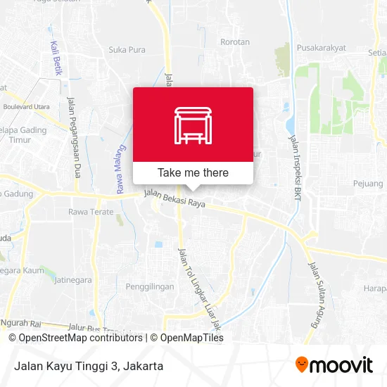 Jalan Kayu Tinggi 3 map