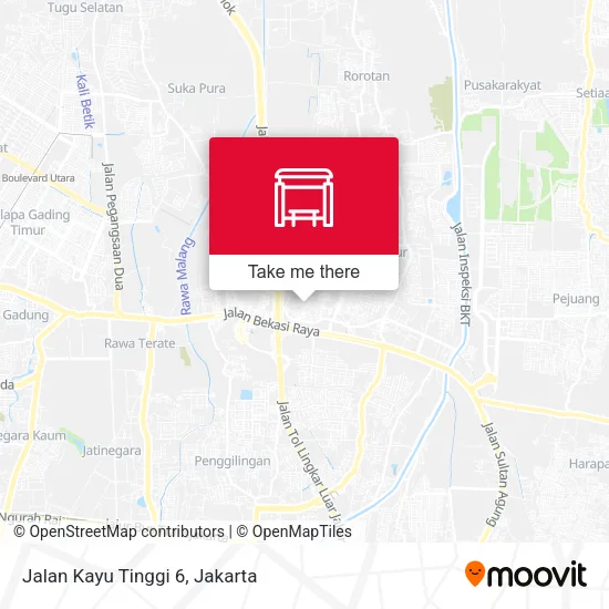 Jalan Kayu Tinggi 6 map