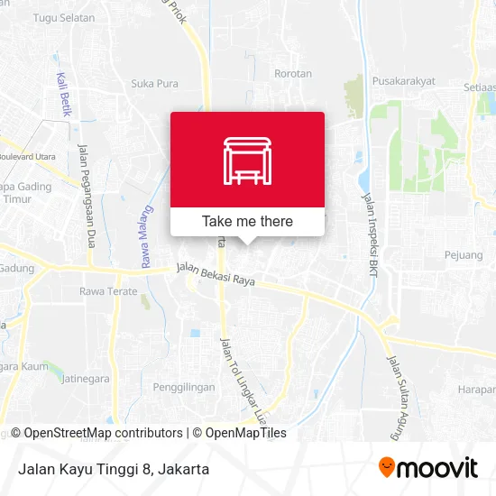 Jalan Kayu Tinggi 8 map