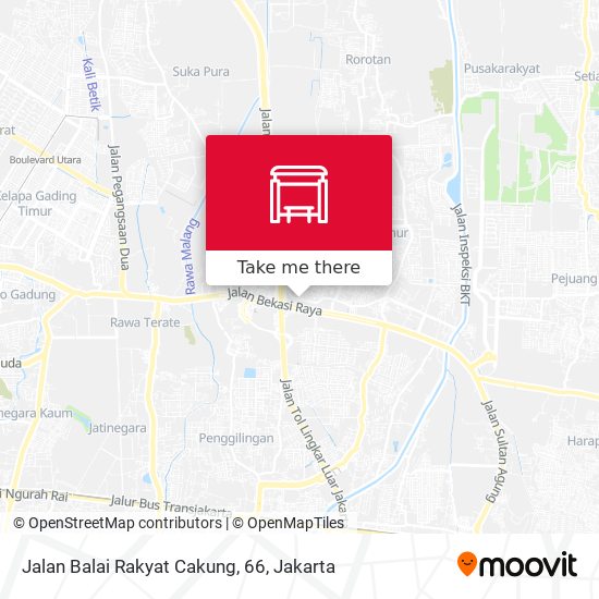 Jalan Balai Rakyat Cakung, 66 map