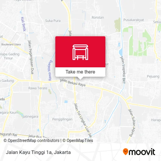 Jalan Kayu Tinggi 1a map