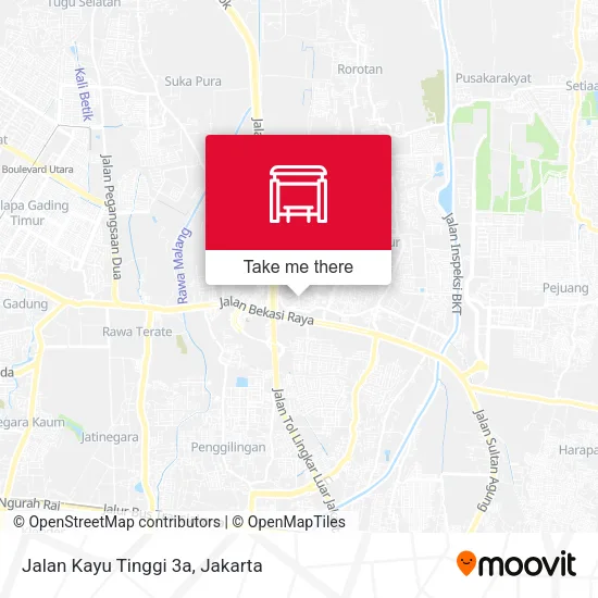 Jalan Kayu Tinggi 3a map
