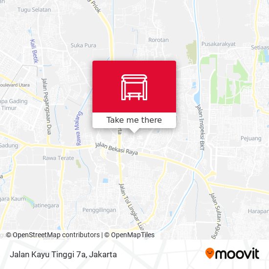 Jalan Kayu Tinggi 7a map