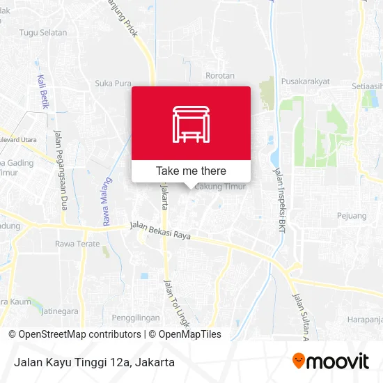 Jalan Kayu Tinggi 12a map