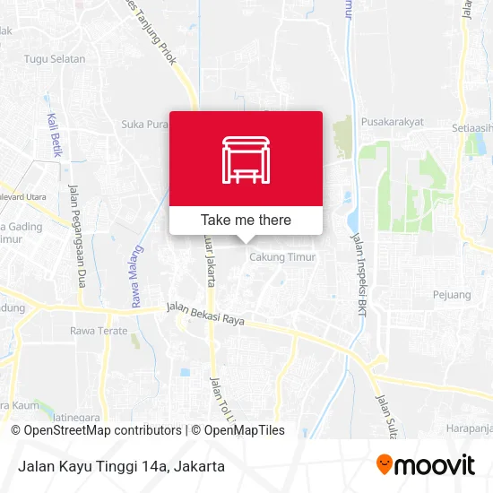 Jalan Kayu Tinggi 14a map