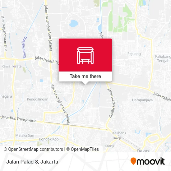 Jalan Palad 8 map