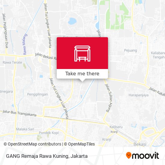 GANG Remaja Rawa Kuning map