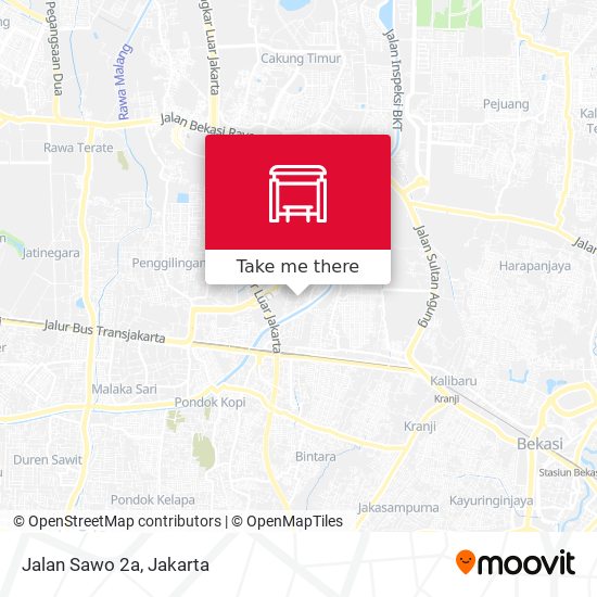 Jalan Sawo 2a map