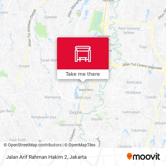 Jalan Arif Rahman Hakim 2 map