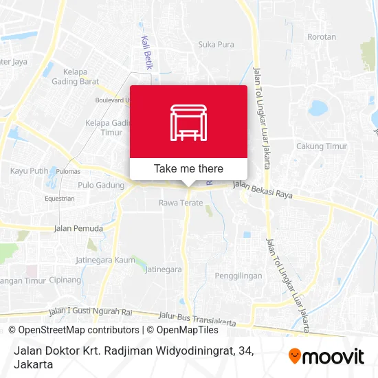Jalan Doktor Krt. Radjiman Widyodiningrat, 34 map