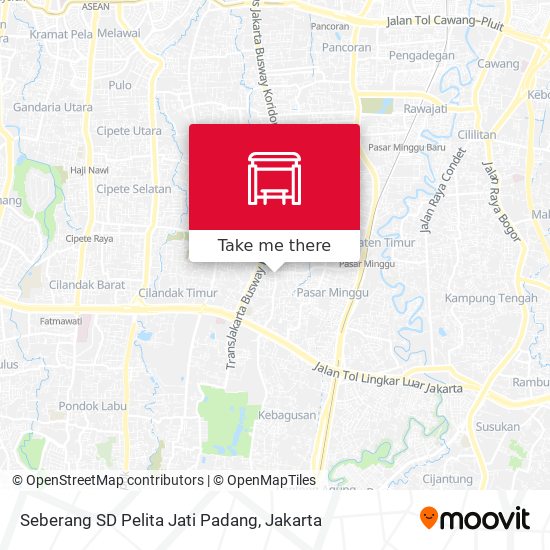 Seberang SD Pelita Jati Padang map