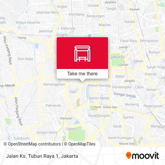 Jalan Ks. Tubun Raya 1 map