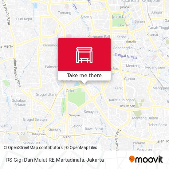 RS Gigi Dan Mulut RE Martadinata map