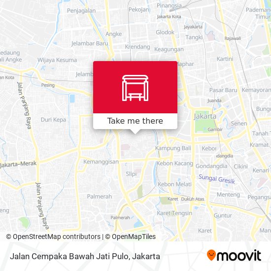 Jalan Cempaka Bawah Jati Pulo map