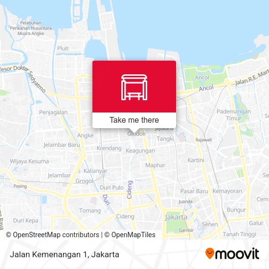 Jalan Kemenangan 1 map