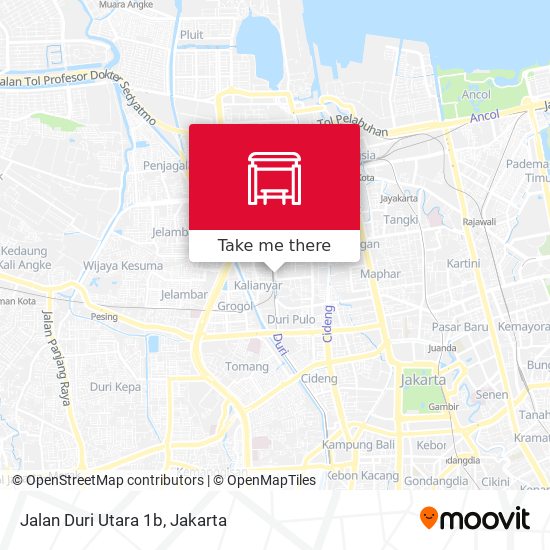 Jalan Duri Utara 1b map