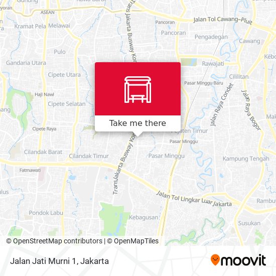 Jalan Jati Murni 1 map