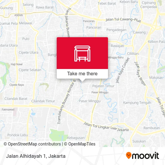 Jalan Alhidayah 1 map