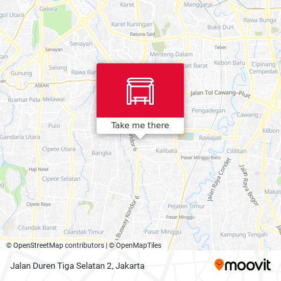 Jalan Duren Tiga Selatan 2 map