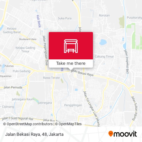 Jalan Bekasi Raya, 48 map