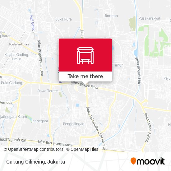 Cakung Cilincing map