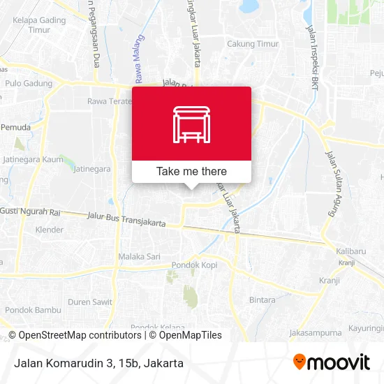 Jalan Komarudin 3, 15b map