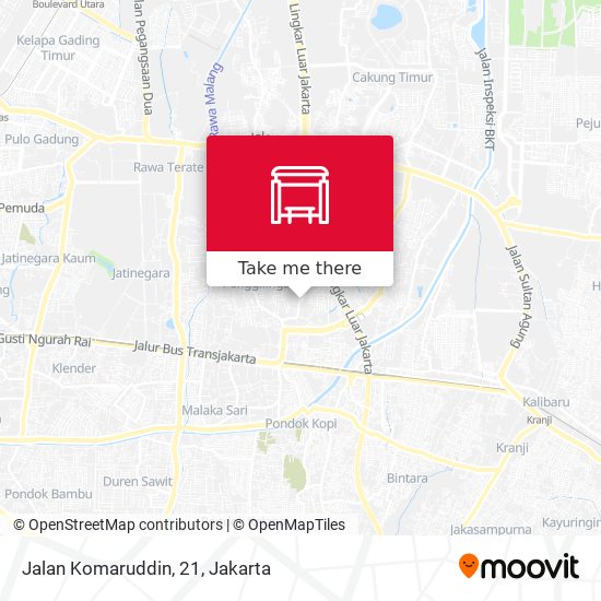 Jalan Komaruddin, 21 map