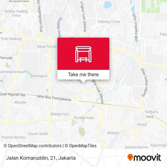 Jalan Komaruddin, 21 map