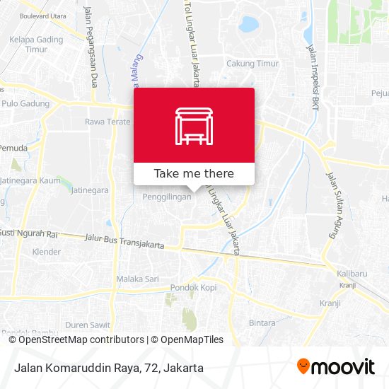 Jalan Komaruddin Raya, 72 map