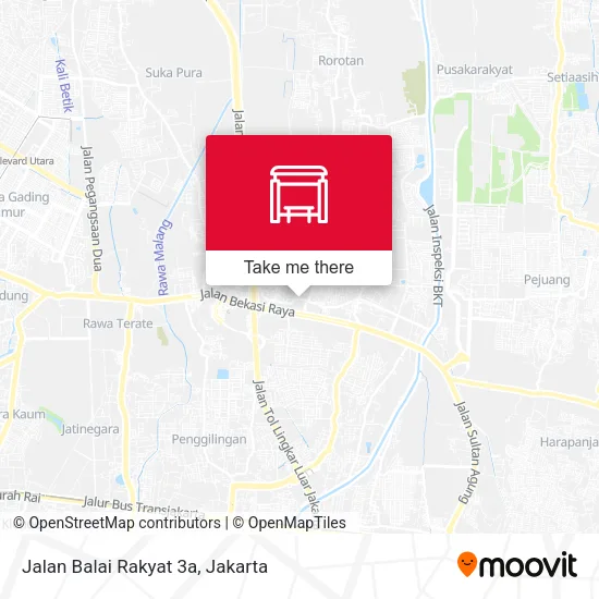 Jalan Balai Rakyat 3a map