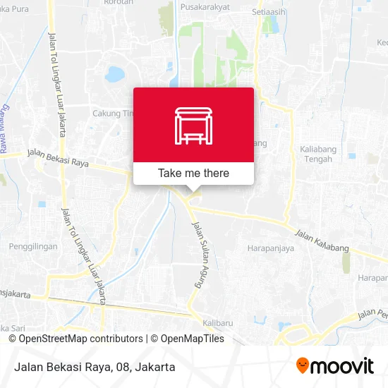 Jalan Bekasi Raya, 08 map
