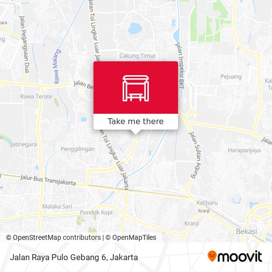 Jalan Raya Pulo Gebang 6 map