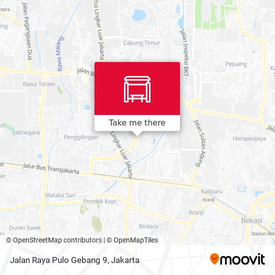 Jalan Raya Pulo Gebang 9 map