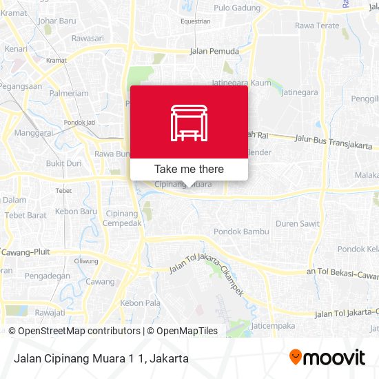 Jalan Cipinang Muara 1 1 map