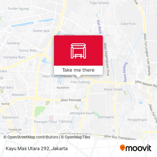 Kayu Mas Utara 292 map