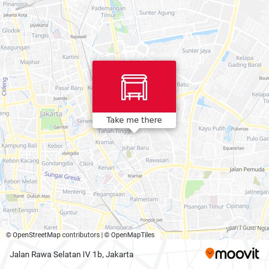 Jalan Rawa Selatan IV 1b map