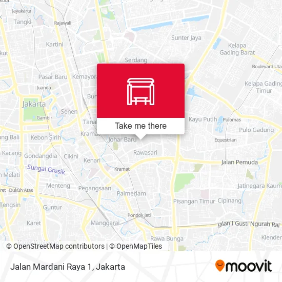 Jalan Mardani Raya 1 map