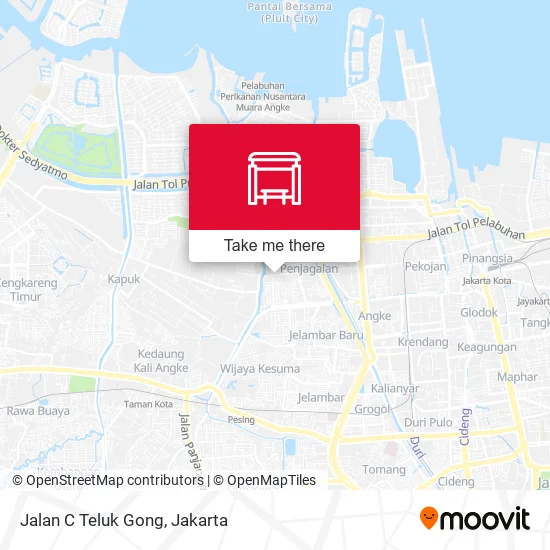 Jalan C Teluk Gong map