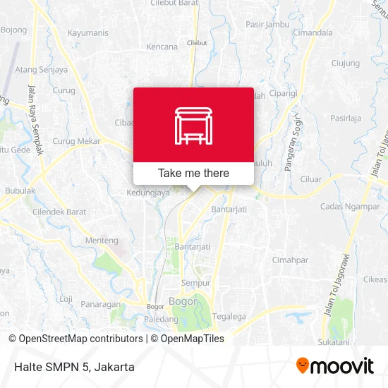 Halte SMPN 5 map