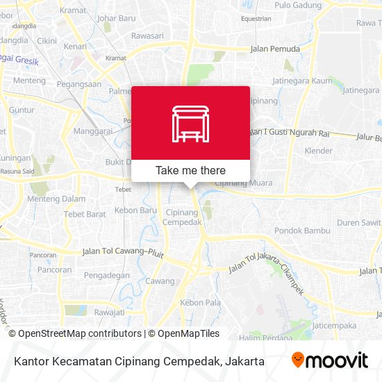 Kantor Kecamatan Cipinang Cempedak map