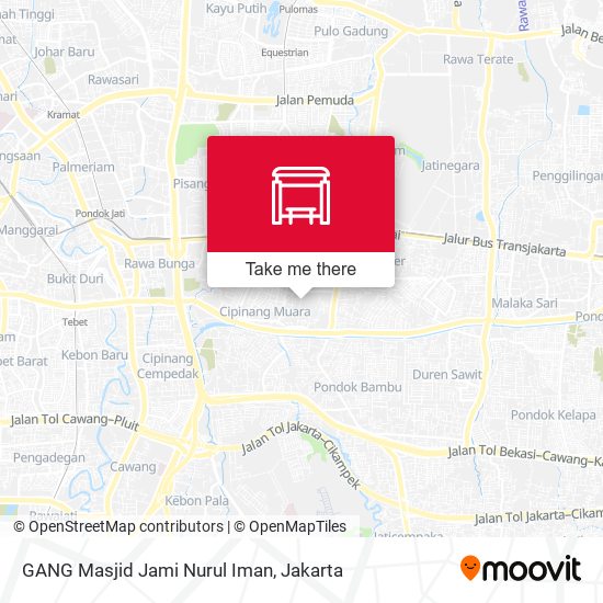GANG Masjid Jami Nurul Iman map