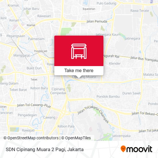 SDN Cipinang Muara 2 Pagi map