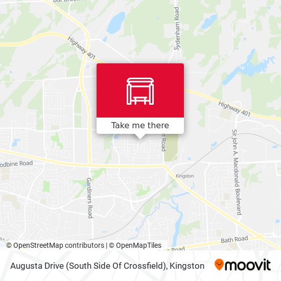 Augusta Drive (South Side Of Crossfield) map