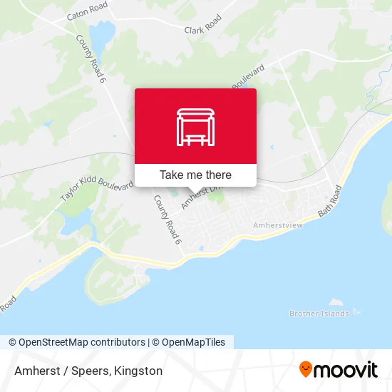 Amherst / Speers map