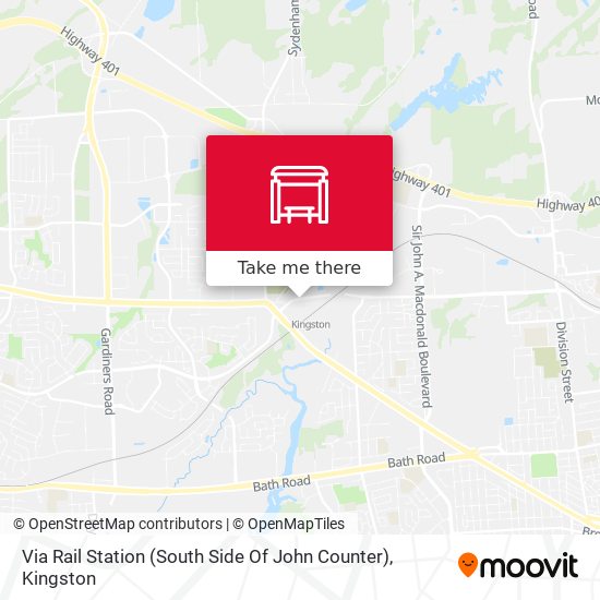 Via Rail Station (South Side Of John Counter) plan