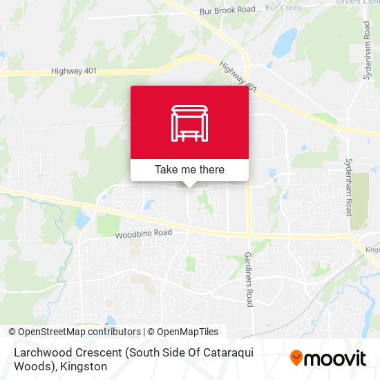 Larchwood Crescent (South Side Of Cataraqui Woods) map